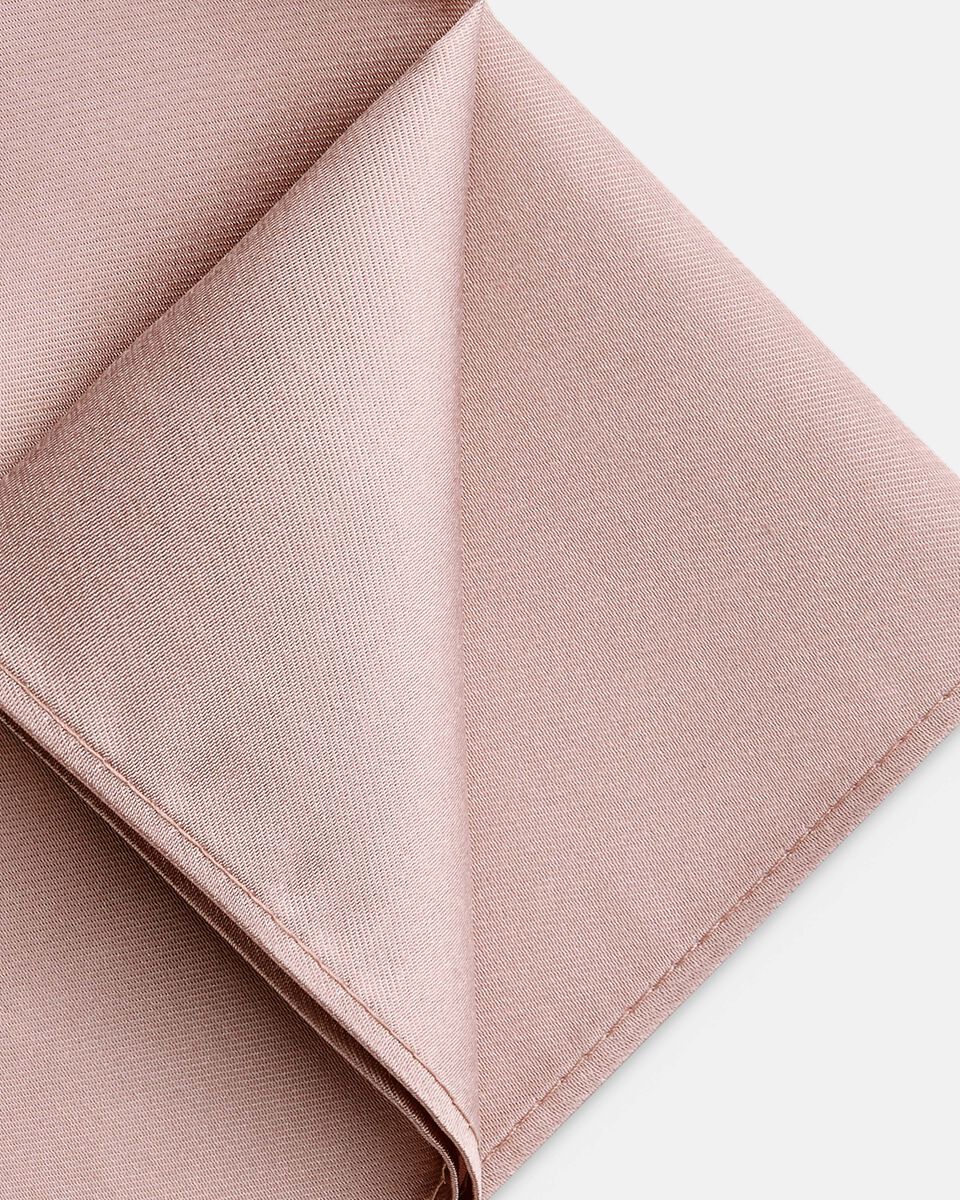 Silk Satin Pocket Square, Dusty Pink, hi-res